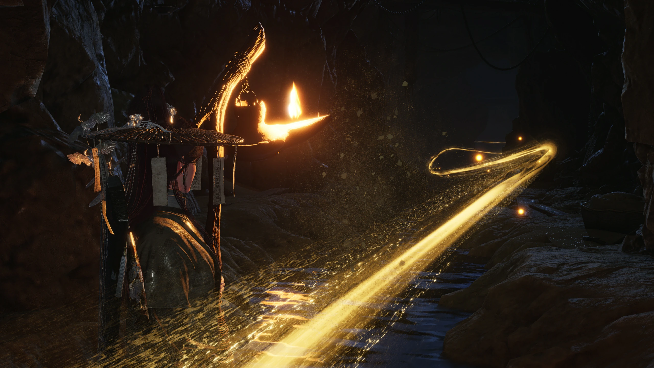 Ye Yu and the oil lamp, following a light path