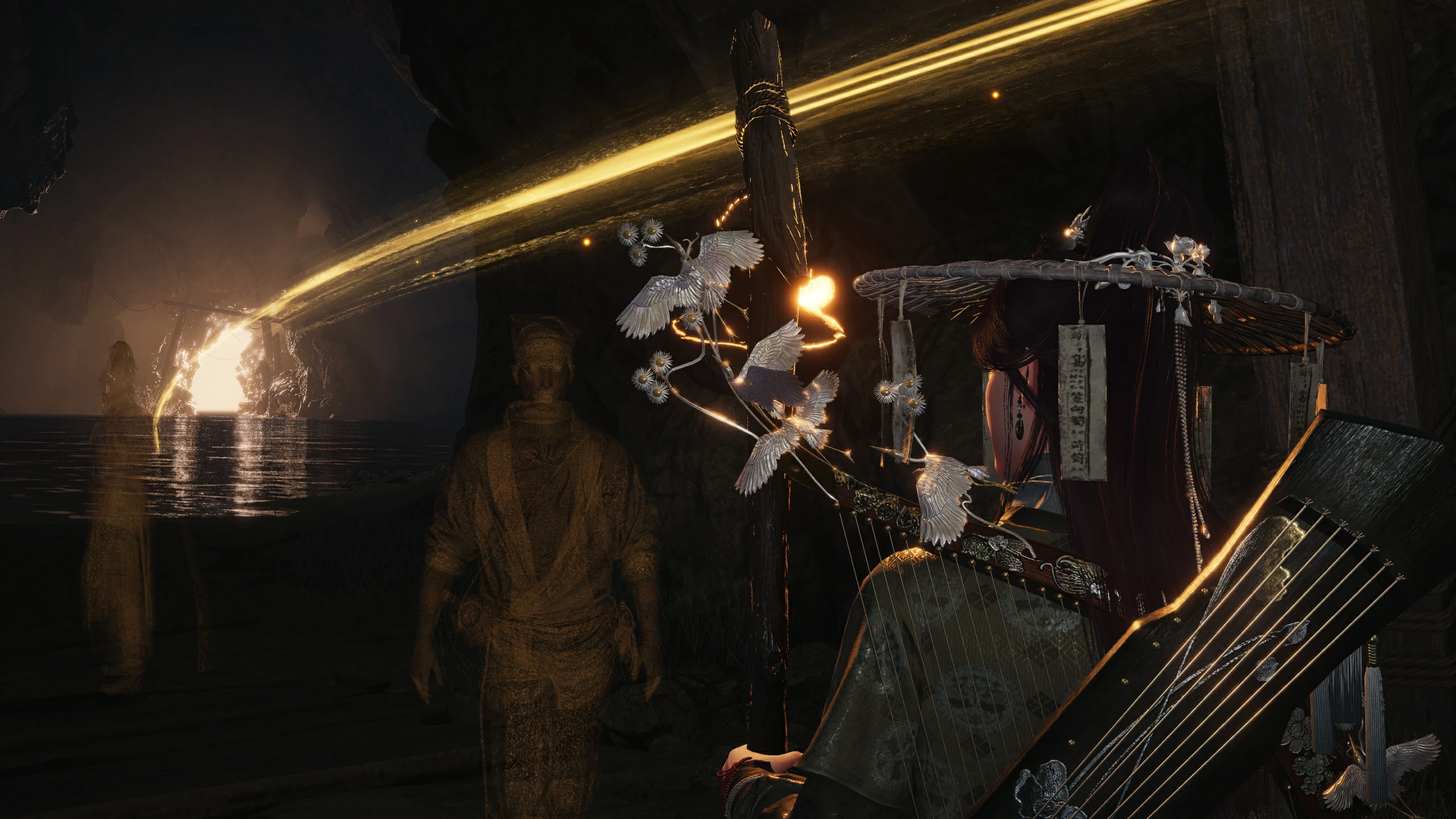 Ye Yu and the oil lamp, arriving at the exit, with ghosts