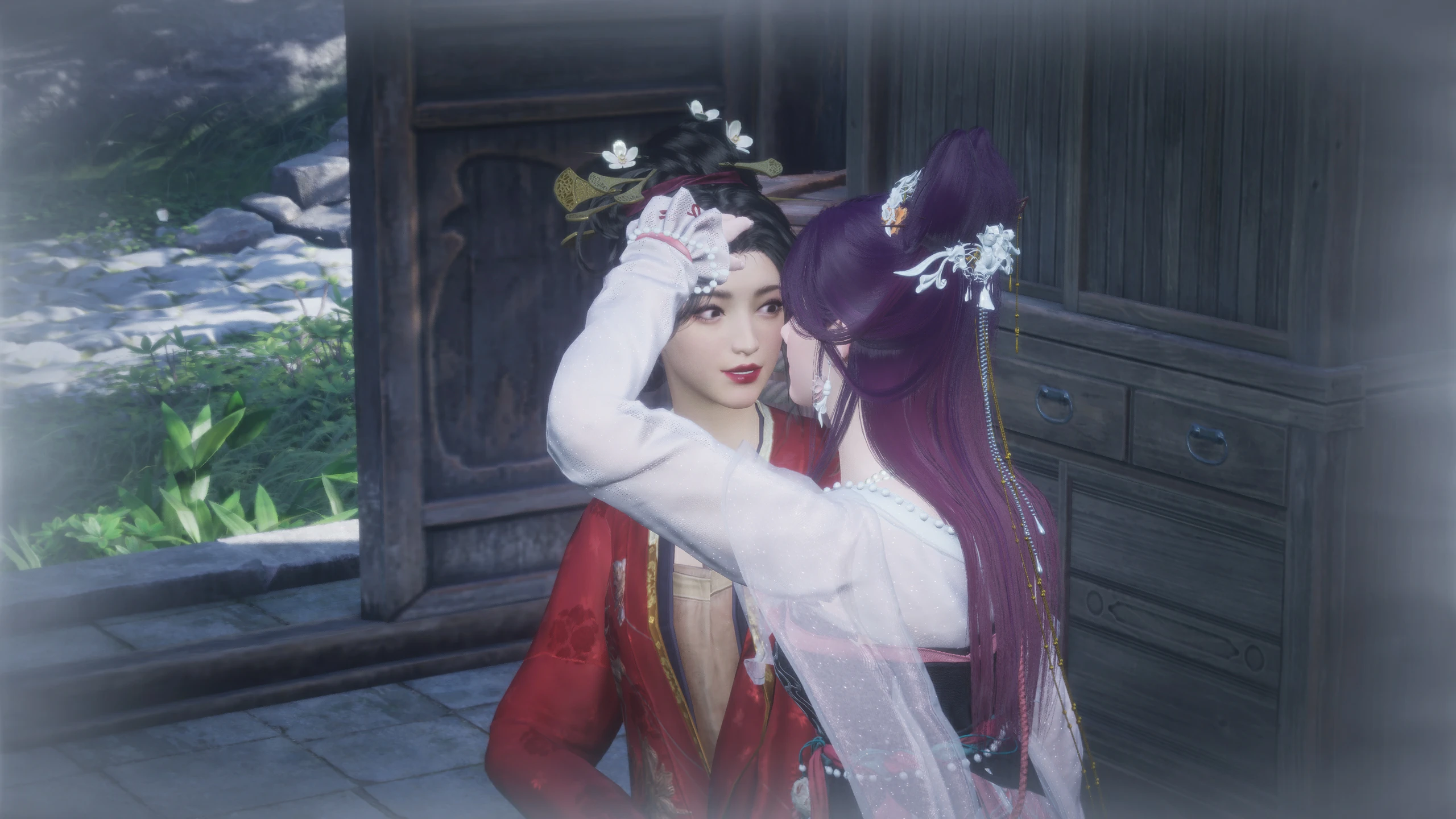 Ye Yu and Yulian at the festival