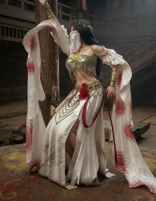 Zhuge Yulian dancing in an inn